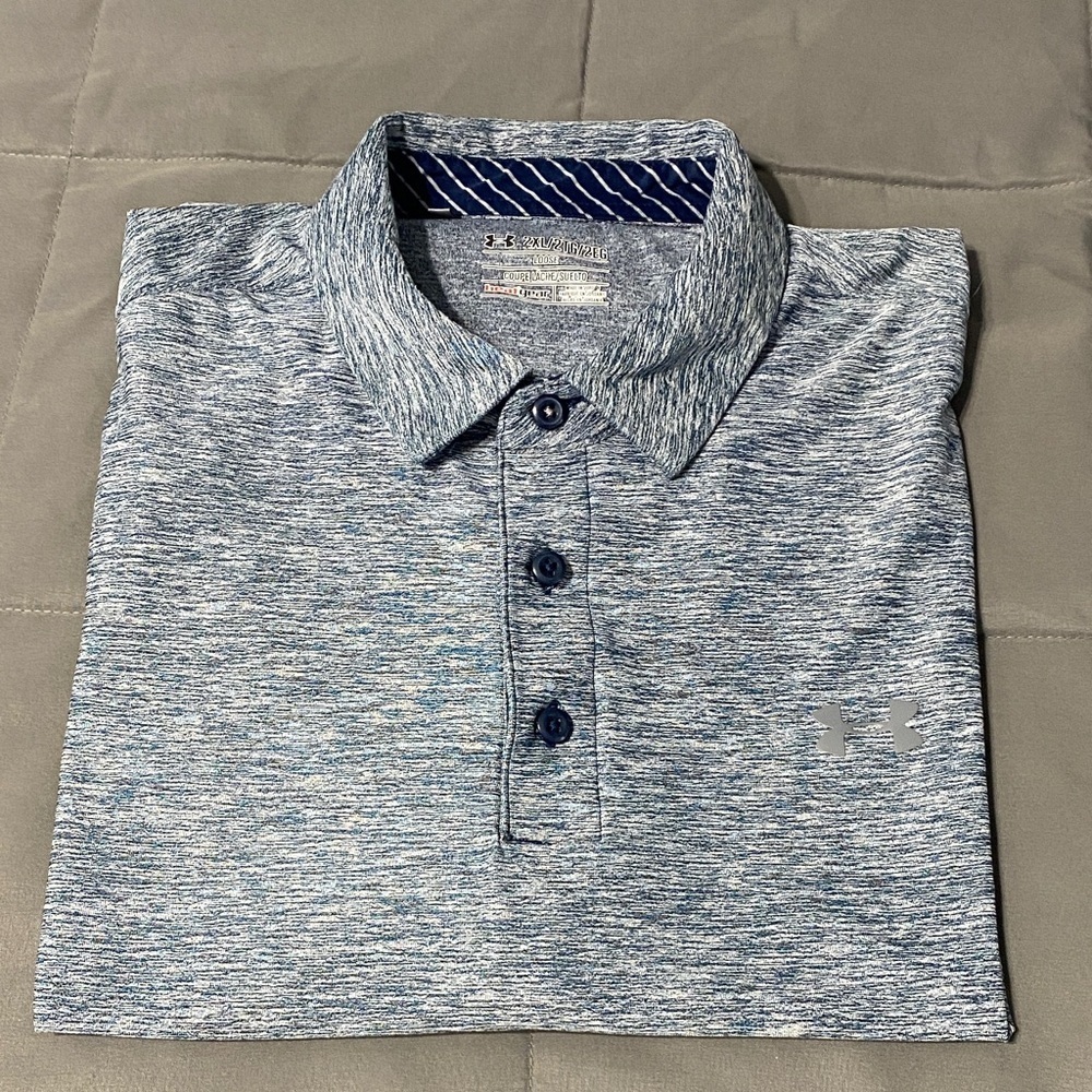 Under Armour Loose Fit HeatGear polo. Size 2XL